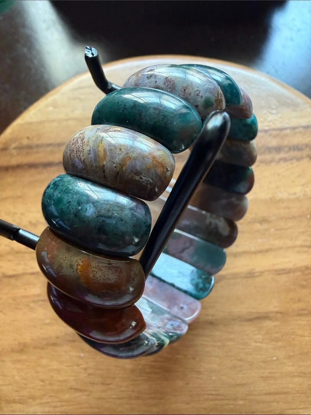 Ocean Jasper Beaded Stretch Bracelet